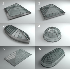 Световые купола, зенитные фонари в Киеве, Днепре, Запорожье, Одессе, Львове, Украине, цена, компания Эклипс